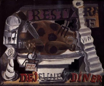 Artworks by 350 Famous Artists Painting - Restaurant 1914 Pablo Picasso
